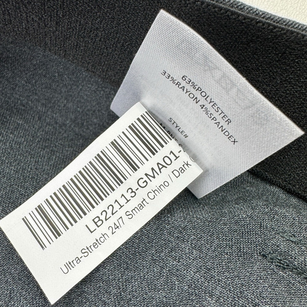 Quince‎ Dark Charcoal Ultra-Stretch 24/7 Smart Chino Pants Men's Size 32x32 NWT - Picture 5 of 7